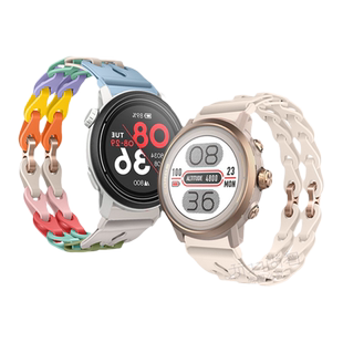 适用高驰COROS PACE3手表带PACE4链式pacepro镂空硅胶腕表带APEX4运动2pro智能手表女生表链男士APEX Pro腕带