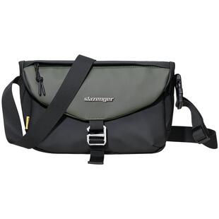 slazenger潮酷皮膜机能风撞色男士小包时尚斜挎包男轻便运动挎包