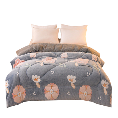 远婷冬季羊羔绒加厚保暖被子冬被