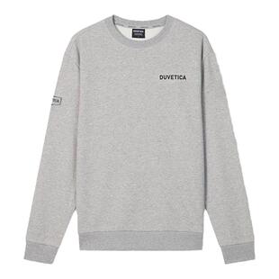 DUVETICA 春季男女情侣小LOGO运动加绒套头卫衣长袖户外VXMTB0336