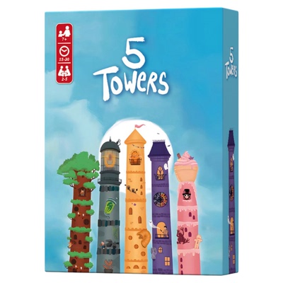 五塔叠叠乐桌游卡牌儿童益智游戏