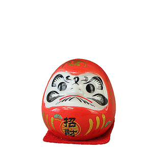 日式开运达摩摆件小号店铺开业礼品创意家居陶瓷可爱桌面汽车摆件