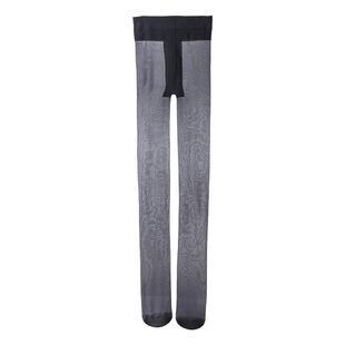 淡时光0D超薄黑丝袜女夏季防勾丝性感光腿神器浅黑色高透肉连裤袜