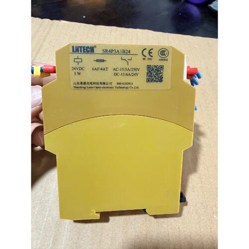 〔议价-可维修〕LNTECH SR4P3A1B24安全继电器 24VDC供电