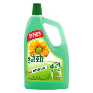 绿劲地板净水洗擦地板清洁剂拖地液家用实木瓷砖清新香型强力去污