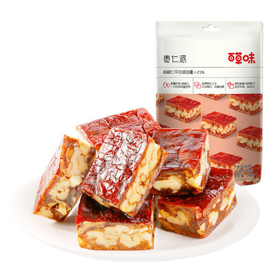 100g新疆枣仁派百草味无核