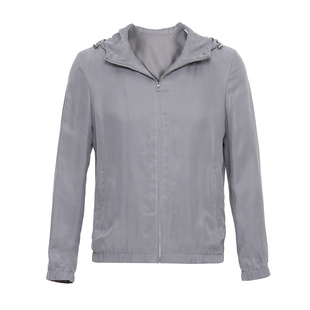 【光泽柔软】callisto卡利斯特男装春夏男士夹克外套连帽透气亲肤