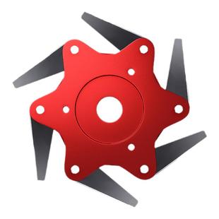 割草机刀片锰钢六叶刀打草头不怕石头割草刀专用刀打草机配件大全