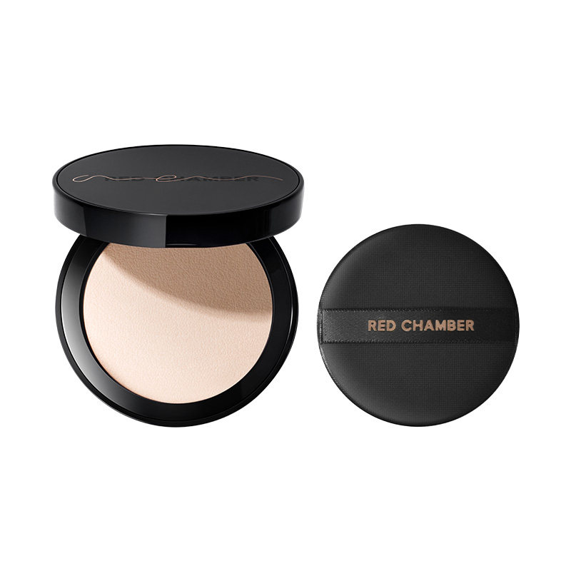 【新年礼物】RC朱栈皮革意定粉饼0粉感磨皮持妆天然定妆补妆持久