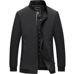 加肥加大码秋冬季加棉外套男士胖子休闲薄棉衣外套短款棉服二棉袄