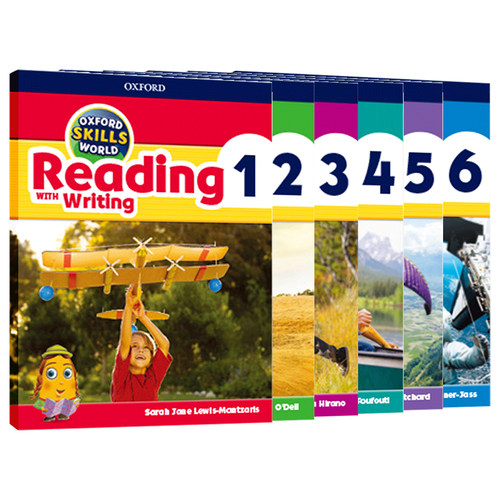 原版牛津读写教材 Oxford Skills World Reading with Writing level 1 2 3 4 5 6级别小学新品寒暑假短期课程教材 牛津大学出版社