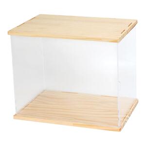 定制大手办展示盒亚克力特大号收纳盒带灯高透明展示柜模型防尘柜