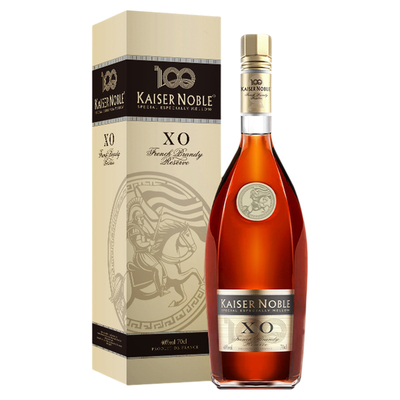 法国进口正品凯萨贵族皇爵100限定XO白兰地洋酒烈酒700ml酒40度