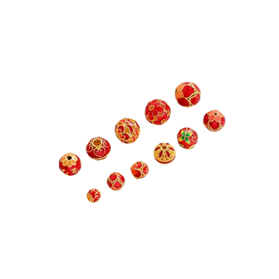 祢饰妮铜包金强保色隔珠