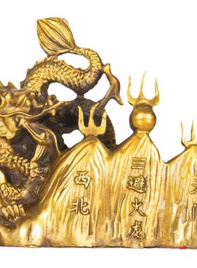 纯黄铜避火龙厨房乾位工艺