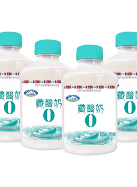 0蔗糖藏酸奶青海湖450g*4瓶