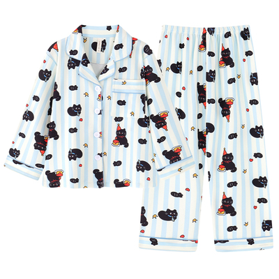 女童德绒睡衣秋冬季保暖家居服