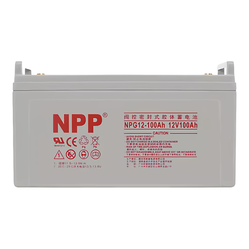 NPP耐普 铅酸免维护胶体蓄电池NPG12-100100AH 直流屏UPS EPS电源
