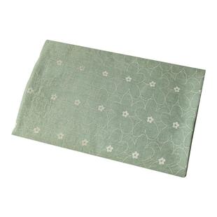 满幅裸粉艾绿大花涤棉 夏秋diy手作包包连衣裙子童装发圈桌布面料