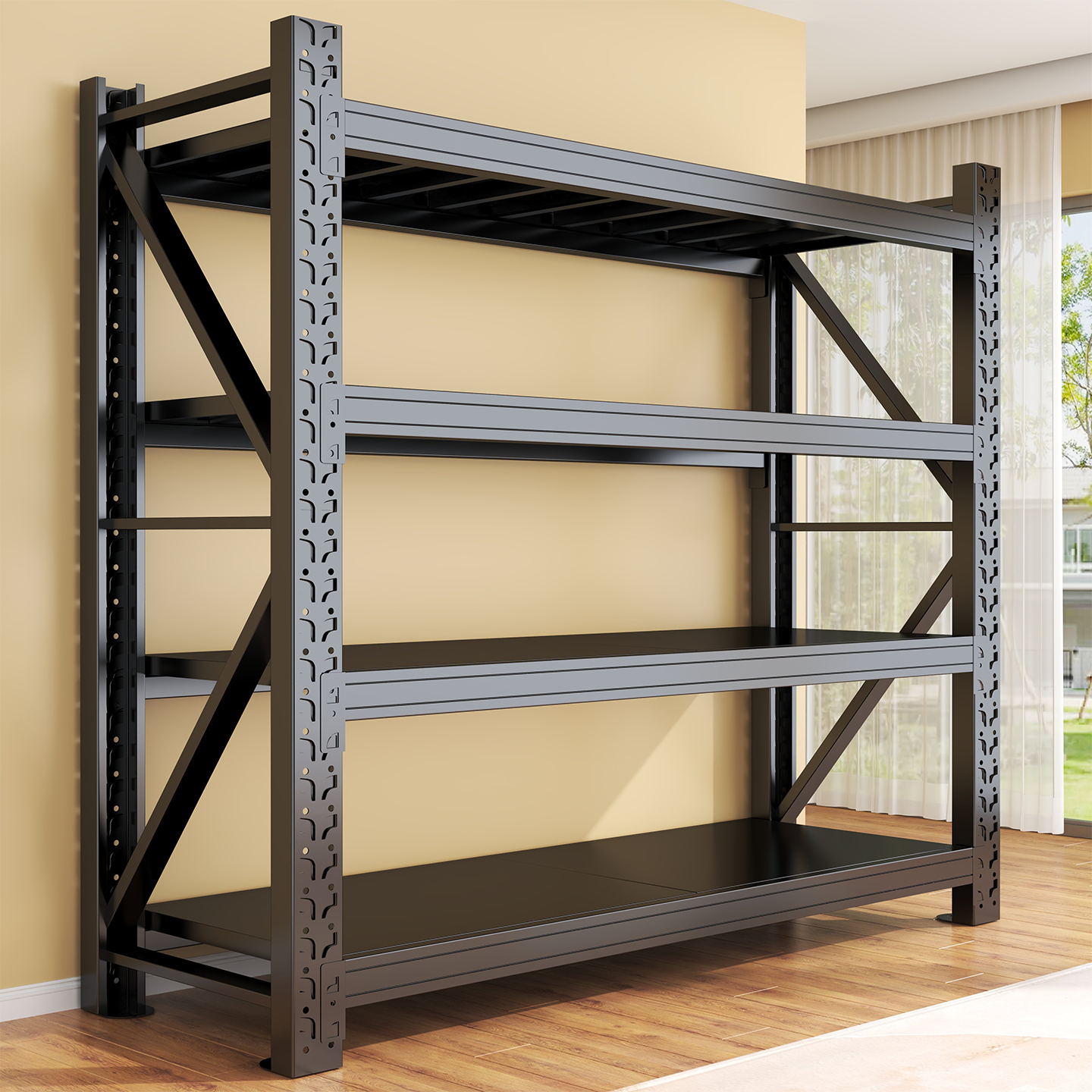 仓储重型货架多层置物架家用落地收纳架储物架快递超强承重货物架