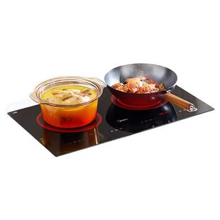 美的双灶电磁炉嵌入式家用双头电陶灶台式大功率智能防水2025新款