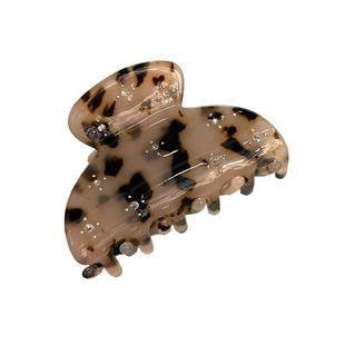 气质醋酸半扎发夹中号抓夹2025新款高级感闪钻鲨鱼夹发卡头饰发抓