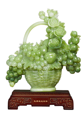 聚善缘一揽富贵牡丹花蓝乔迁礼物