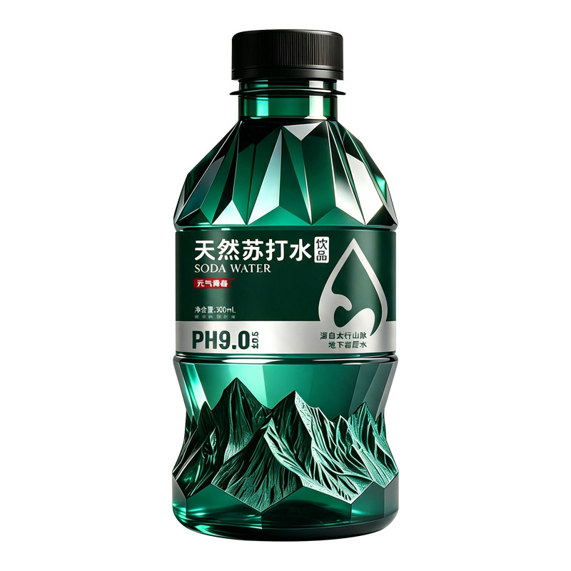 天然苏打水饮品300ml/瓶买一送一