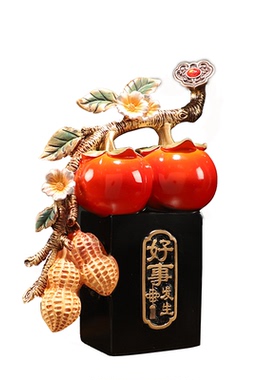 树脂装饰中式客厅好寓意摆件送礼