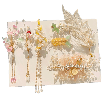 国风流苏边夹高端精致耳边发卡