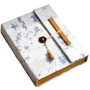 正版尼泊尔手工本现货diy素材材料包全套复古高颜值网红手账本空白植物手工礼物送男友生日礼物笔记本包装盒