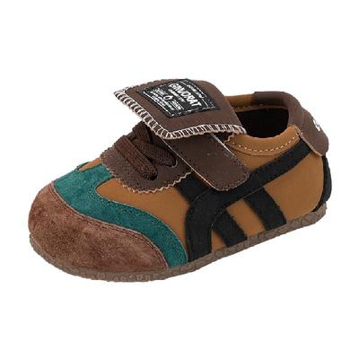 奇诺鼠春秋真皮男女童运动鞋