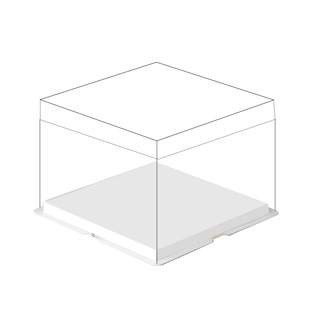 50个整件出厂价透明生日蛋糕盒双层加高手提芭比烘焙包装盒可logo