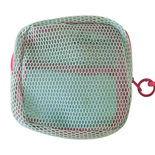 多巴胺网格化妆包女外出便携小号化妆品分区收纳包高颜值补妆小包