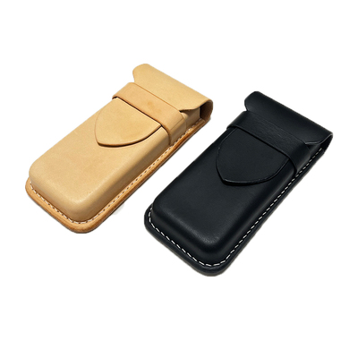 手造原创植鞣牛皮革塑形钢笔袋