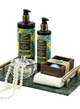 高档全屋软装样板间大理石托盘