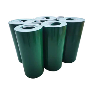 PVC输送带流水线传送带工业皮带分拣传送带裙边运输带白色食品带