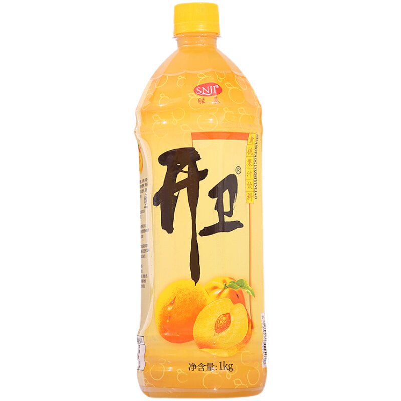 开卫黄桃正品1kg浓缩果味饮料