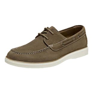 TATA他她英伦复古皮鞋男款商务休闲鞋2025夏季新款船鞋MGE01BM5