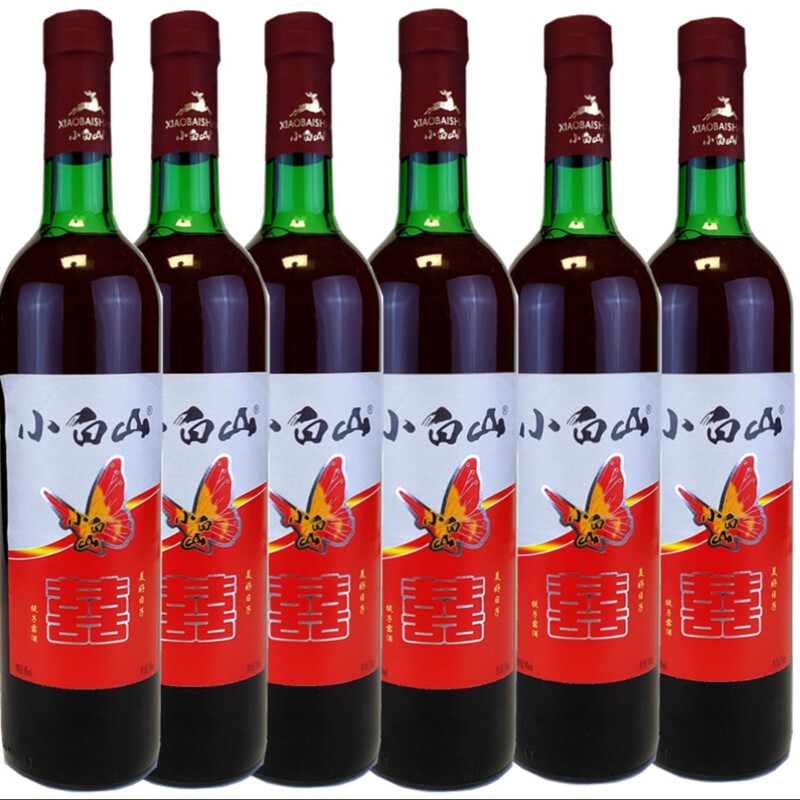 6瓶90元 河南民权小白山美好果酒