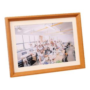 毕业照相框集体照大合影挂墙纪念合照画框细长照片裱框摆台定做制