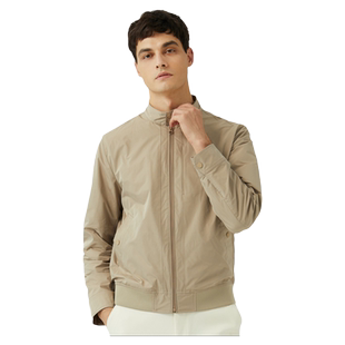 波顿2025秋冬男士新款立领短款高端外套夹克美式休闲上衣棒球服