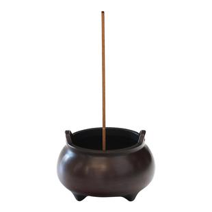 纯紫铜香炉纯铜中式仿古小香炉家用供奉迷你香插室内茶道檀香熏炉