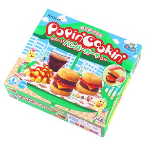 日本食玩进口零食kracie嘉娜宝 知育菓子DIY汉堡造型手工食品糖果