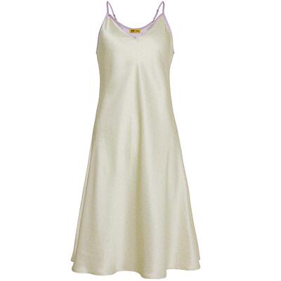 爱慕皇锦睡衣女春夏含真丝V领吊带中长睡裙-梦回长安HJ21480