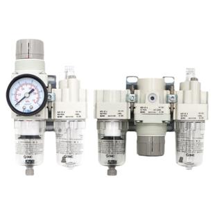 SMC型气源处理器二三联件AC/AR/AL/AF/AW过滤器减压阀调压阀油水
