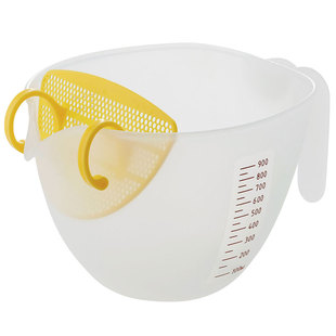 日本原装进口akebono打蛋碗鸡蛋液过滤网量杯带刻度食品级烘焙杯