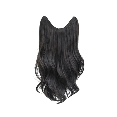 真人发假发片一片式超轻薄大波浪