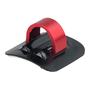 铝合金C型过线扣山地公路自行车刹车油管变速线管卡扣背胶导线座