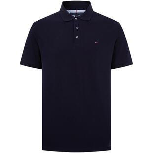 Tommy26春夏新款男装珠地棉商务休闲修身百搭纯色短袖T恤POLO衫